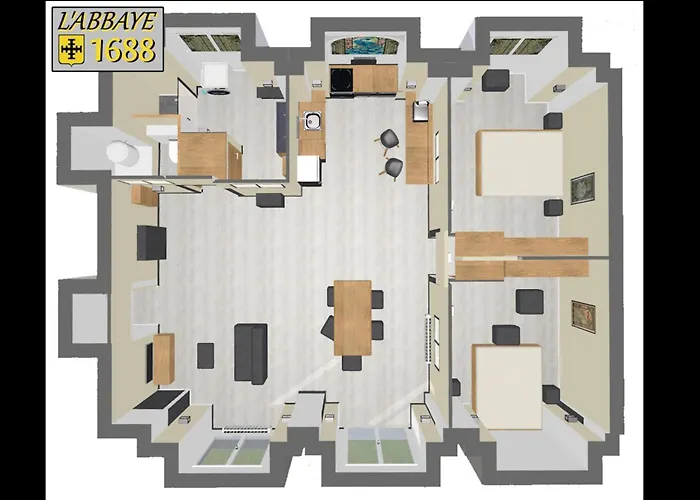 L'abbaye 1688 別荘 *